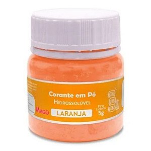 Corante Pó Hidrossolúvel Laranja 5g - Mago