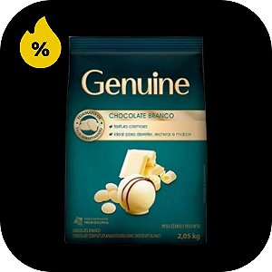Chocolate em Gotas Branco 2,05kg - Genuine