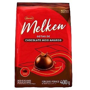 Chocolate Melken Gotas Meio Amargo 400gr
