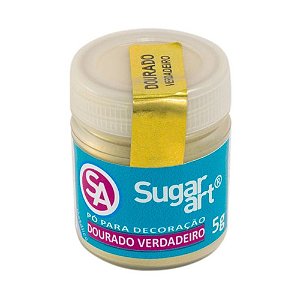 Pó para Decoração Dourado Verdadeiro 5g - Sugar Art