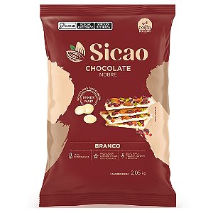 Chocolate Sicao Gotas 2,05kg Branco