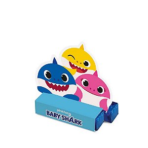 Caixa Bis Baby Shark Colorido - 6,5X6,5cm x12,5cm | 8 Unidades