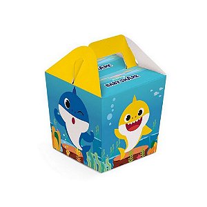 Caixa Sushi Baby Shark- 6,5X6,5X7,5 | 8 Unidades