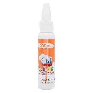 Color Liquid Gel 25G Coral Chef