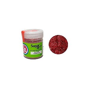 Glitter para Decoração Vermelho 5G -  Sugar Art