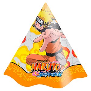 Chapéu de Aniversário Naruto | 8 Unidades