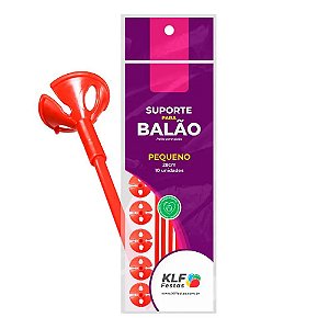 Kit Suporte 28cm com 10 Hastes Vermelho- KLF