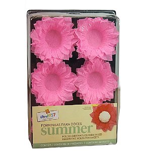 Forminha Summer Rosa 50un - Ultrafest