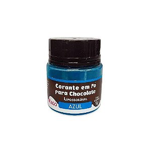 Corante Pó para Chocolate Azul 5g - Mago