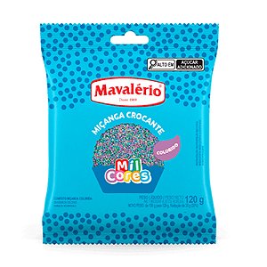 Confeito Miçanga Número 0 Baby Colorida 120g - Mavalério