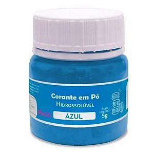 Corante Pó Hidrossolúvel Azul 5g - Mago