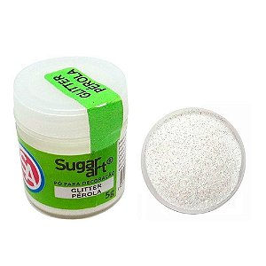 Glitter para Decoração Pérola 5G - Sugar Art