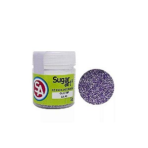 Glitter para Decoração 5G Lilás Sugar Art