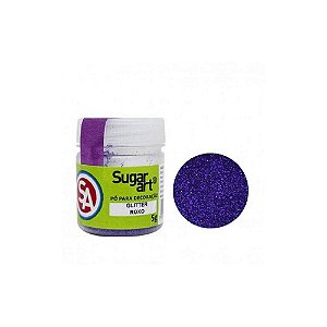 Glitter para Decoração Roxo 5G - Sugar Art