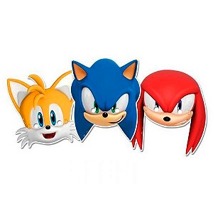 Máscara Sonic | 6 Unidades