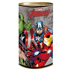 Lata para Presente 24X10 Avengers