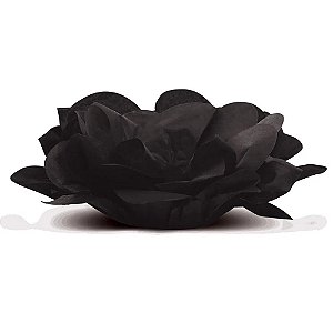 Forminha para Doce Roses Sem Folhas Preto | 40 Unidades