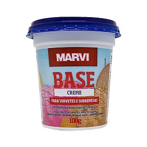 Base para Sorvete Marvi 100G Creme