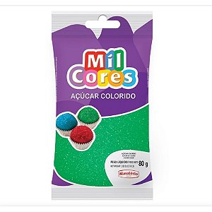 Açúcar Colorido Verde 80g -  Mavalério