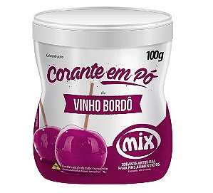 Corante Pó 100G Vinho Bordo Mix