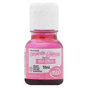 Corante Líquido Rosa Cereja 10ml Mix