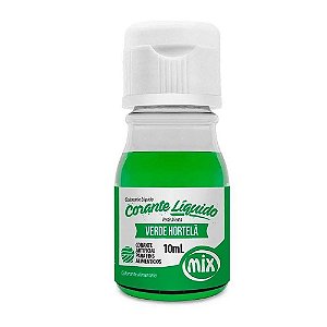 Corante Líquido Verde Hortelã 10ml - Mix