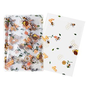 Saco Transparente Pote Mel 15X22cm  50un - Cromus