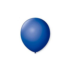Balão 7 Liso Azul Cobalto | 50 Unidades