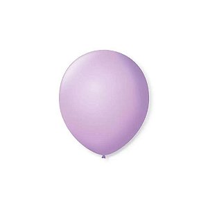 Balão 7 Liso Lilás Baby | 50 Unidades
