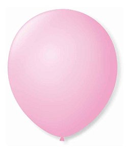 Balão 7 Liso Rosa Shock | 50 Unidades