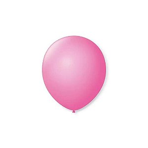 Balão 7 Liso Rosa Tutti Frutti | 50 Unidades