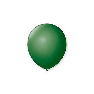 Balão 7 Liso Verde Folha | 50 Unidades