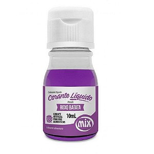 Corante Líquido Roxo Batata 10ml - Mix