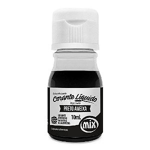 Corante Líquido Preto Ameixa 10ml - Mix