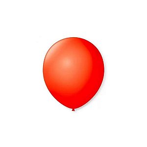 Balão 9 Liso Vermelho Quente | 50 Unidades