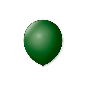 Balão 9 Liso Verde Folha | 50 Unidades