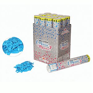 Lança Confete Chá Revelação Azul 30cm