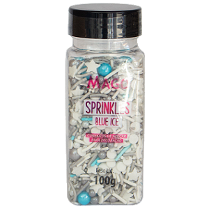 Sprinkles Confeito de Açúcar 100G Blue Ice