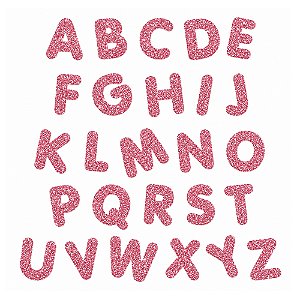 Letra EVA Rosa Claro E - Fábrica de Letras