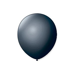 Balão 9 Liso Preto Ebano | 50 Unidades