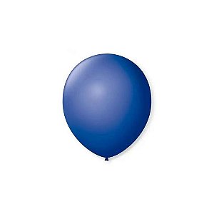 Balão 9 Liso Azul Cobalto | 50 Unidades