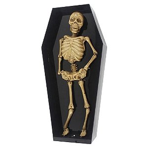 Esqueleto no Caixão Dançante - Halloween