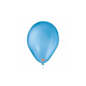 Balão 7 Liso Azul Turquesa | 50 Unidades