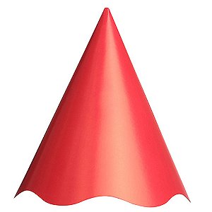 Chapéu Colors Vermelho | 8 Unidades