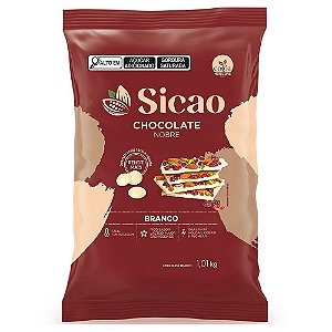 Chocolate em Gotas Branco 1,01kg - Sicao