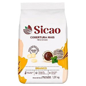 Cobertura Mais em Gotas Branco 1,01kg - Sicao