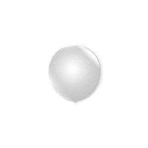 Balão 5 Liso Redondo Branco Polar | 50 Unidades