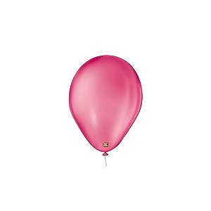 Balão 9 Liso Rosa Pink | 50 Unidades