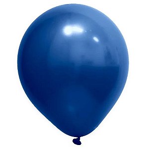 Balão Cromado 16 Azul | 12 Unidades