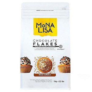 Chocolate Monalisa Flakes (Split) Ao Leite 1kg Small - Callebaut